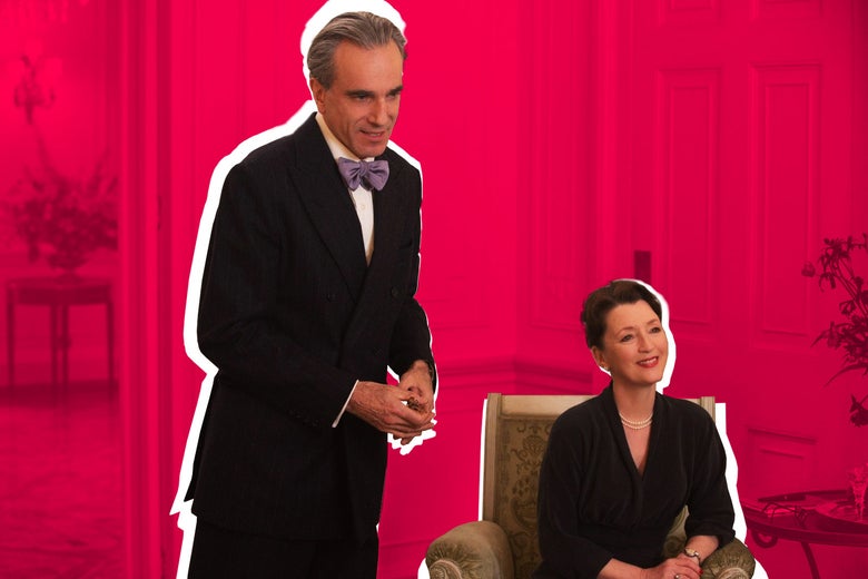 Daniel Day-Lewis and Lesley Manville in Phantom Thread.